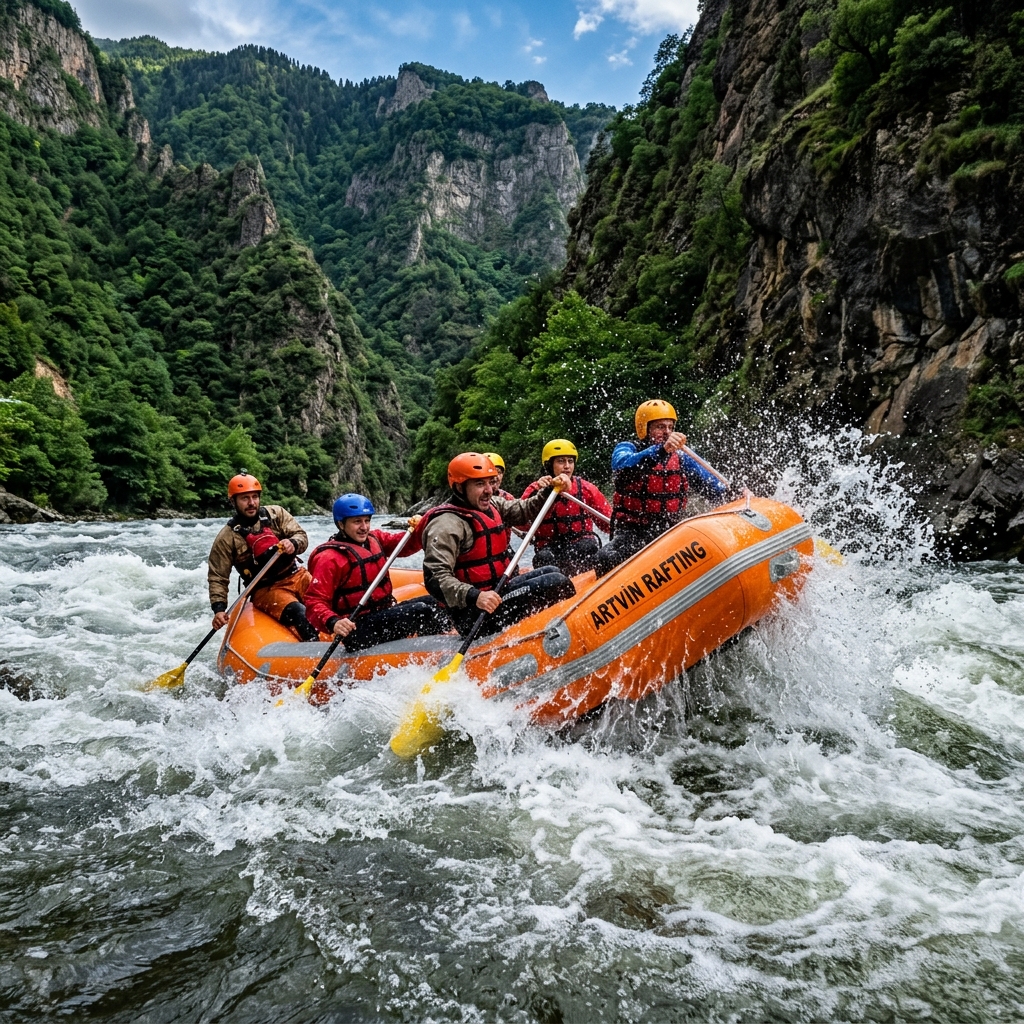 Çoruh Nehri Rafting ve Doğa Sporları - Artvin Doğu Karadeniz - Türkiye'nin En Hızlı Akan Nehri