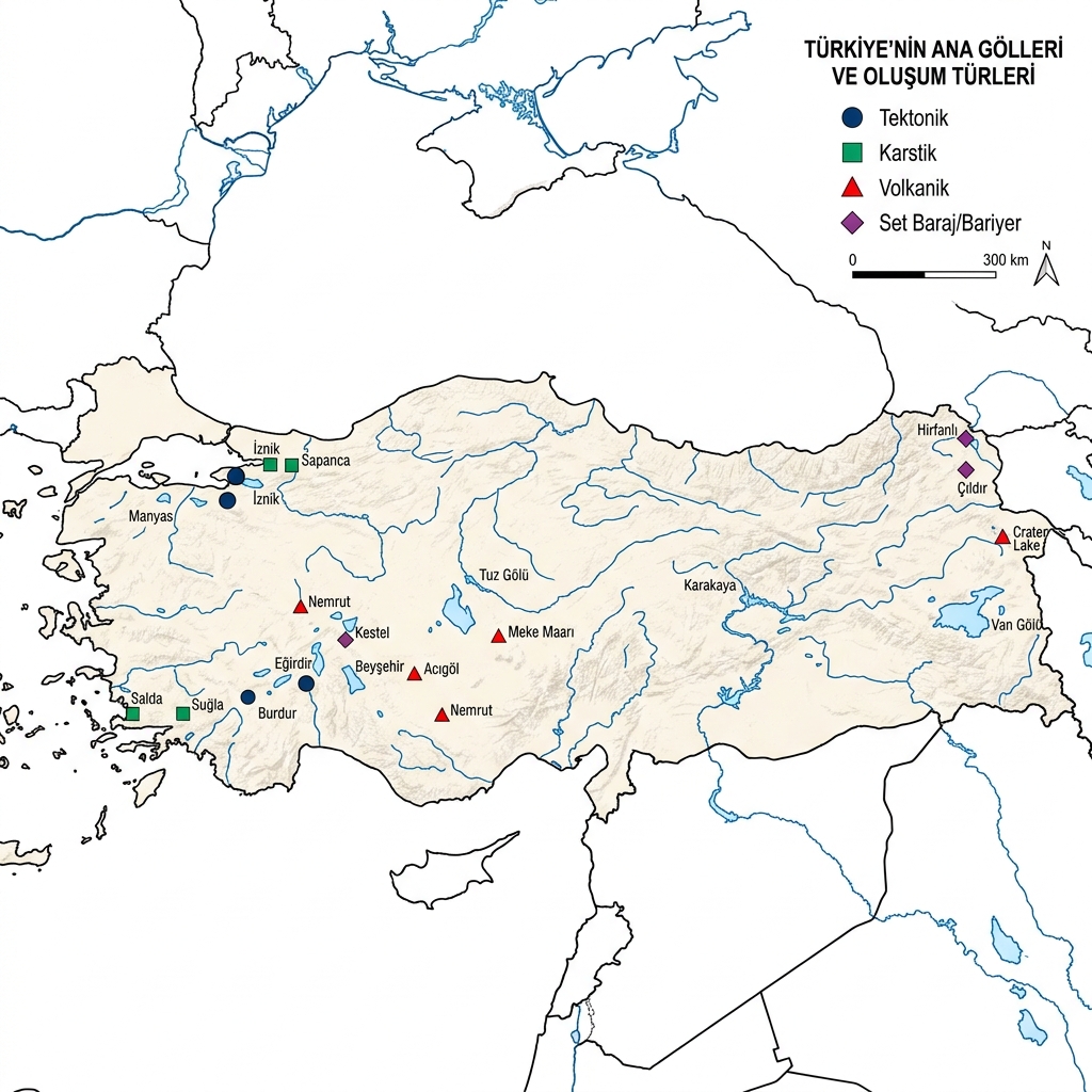 Türkiye Göller Haritası
