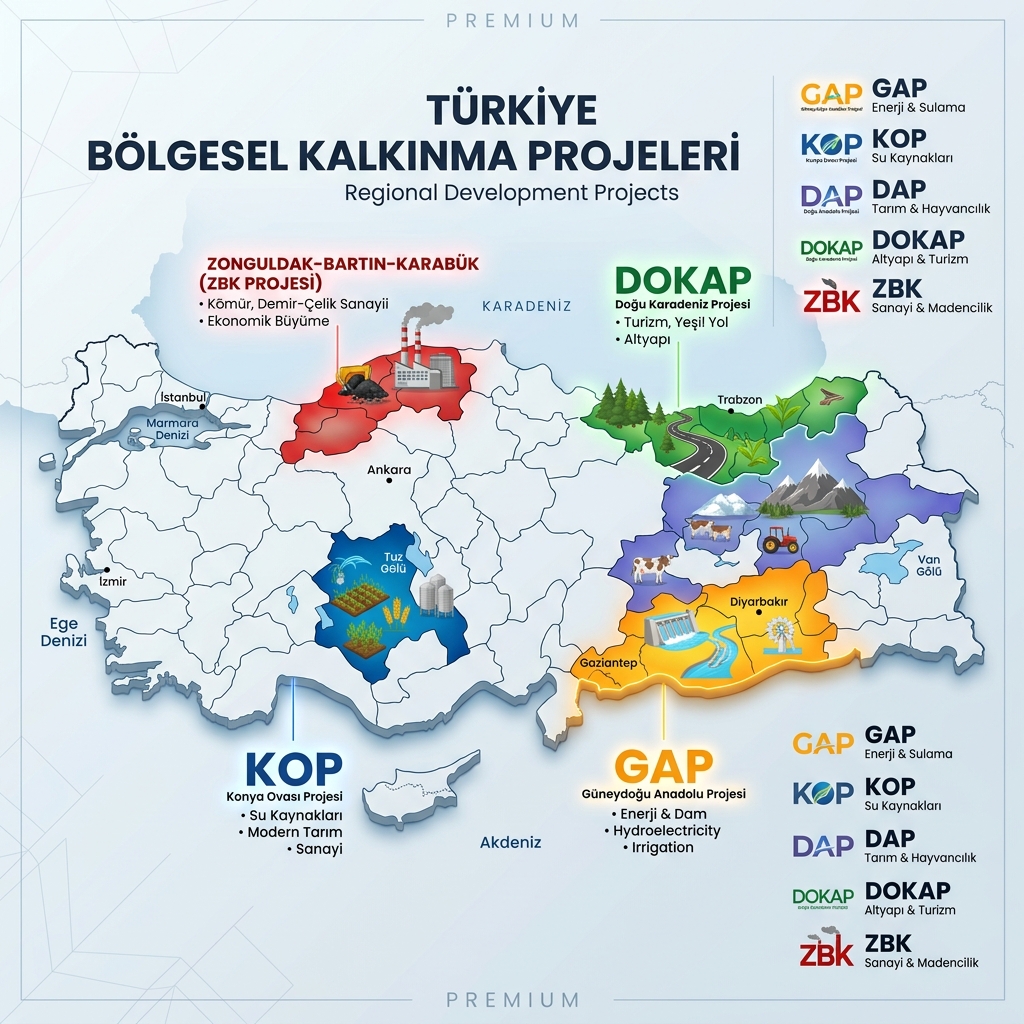 Türkiye Kalkınma Projeleri Haritası
