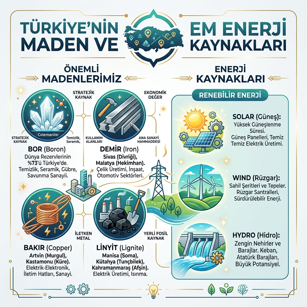 Türkiye Maden ve Enerji Kaynakları