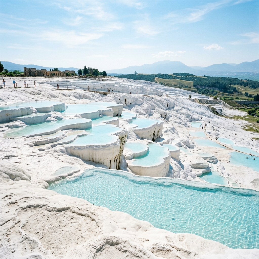 Pamukkale Travertenleri ve Termal Turizm - Denizli UNESCO Dünya Mirası Listesi