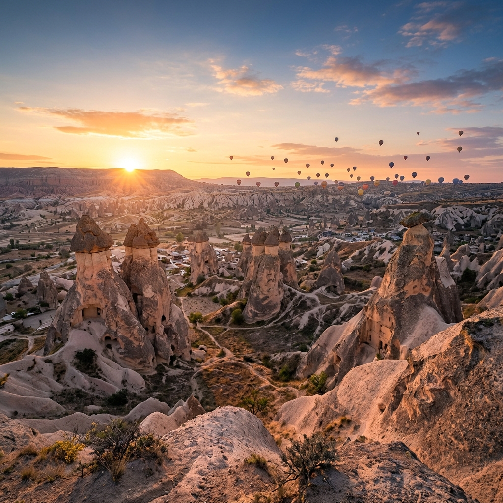 Kapadokya Peri Bacaları ve Balon Turizmi - Nevşehir Doğal ve Kültürel Miras Alanı